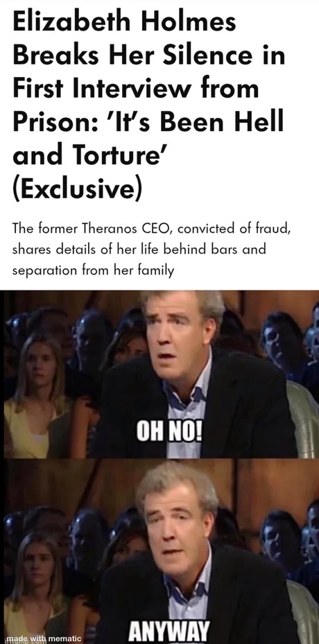Elizabeth Holmes meme news