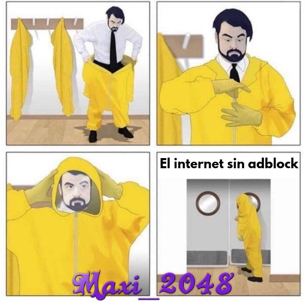 Definitivamente la navegación sin usar algún adblock es horrible. - meme