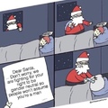 Santa is a man.