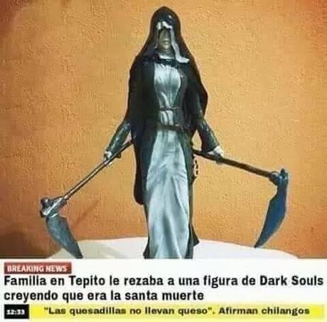 Rezando a Dark Souls. - meme