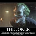 Joker in a thong