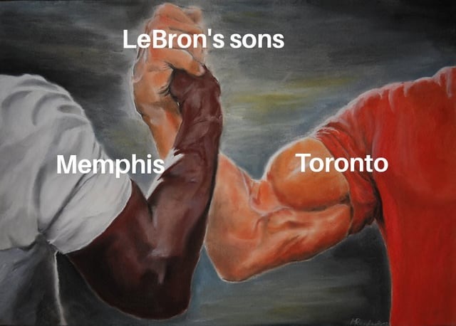 LeBron's sons - meme