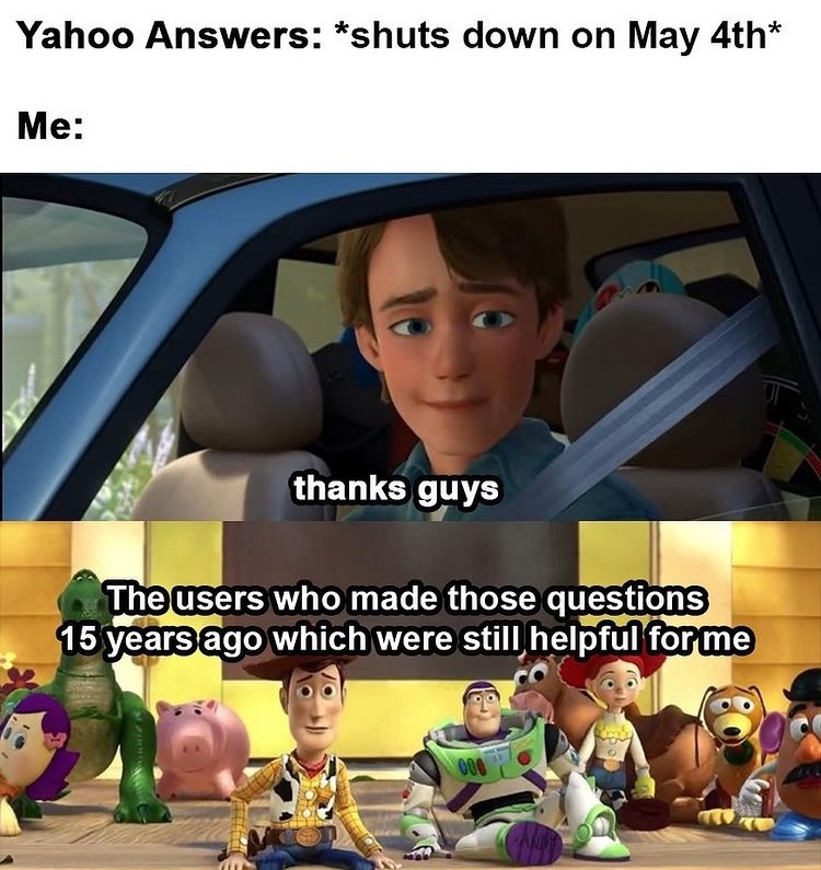 yahoo answers - meme
