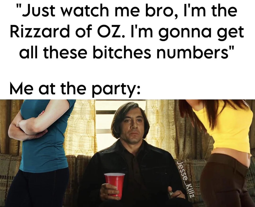Me at the party - meme