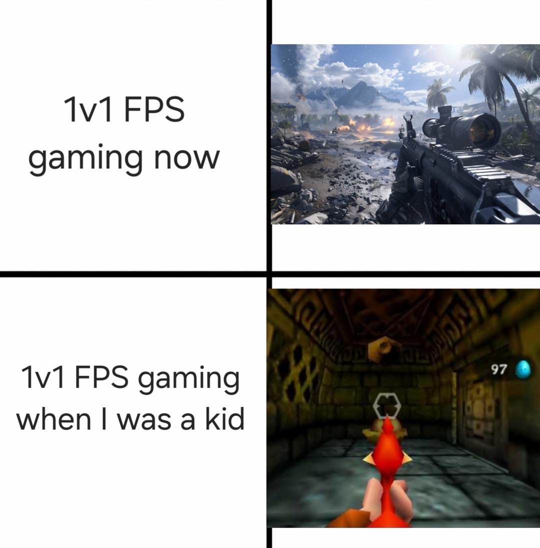 Banjo Tooie if anyone is curious about the older game - meme