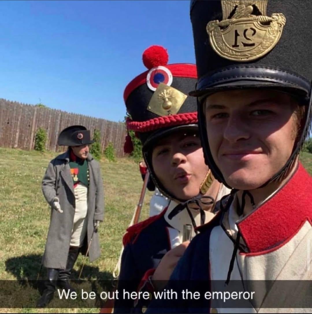 With the emperor - meme