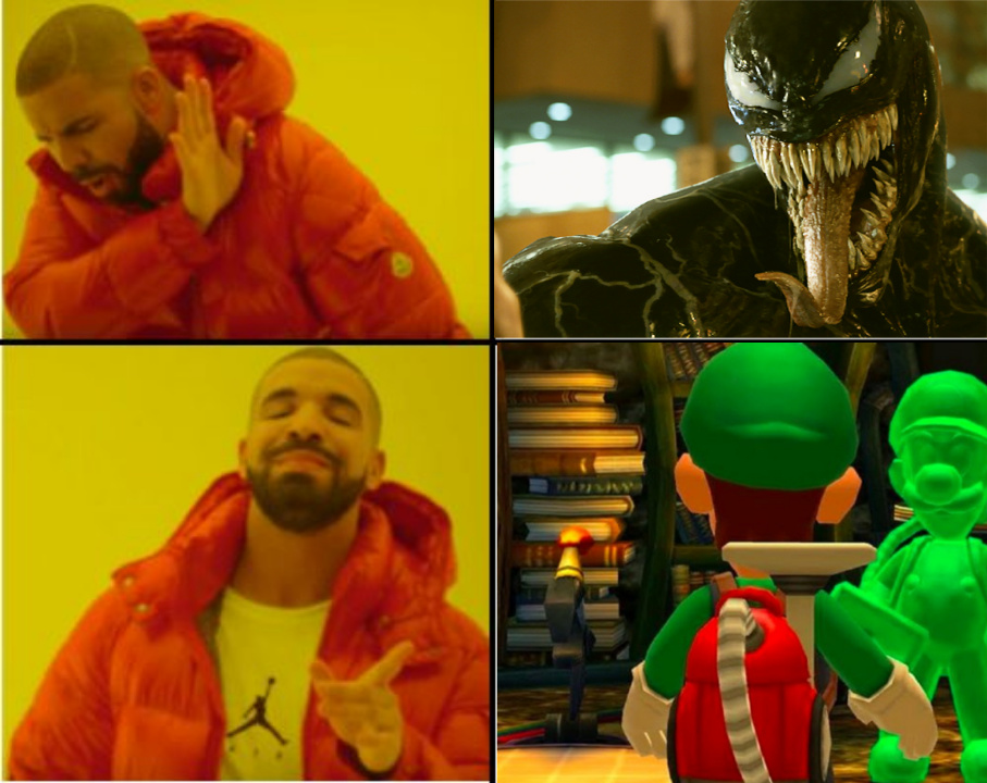 Luigi symbiote? - meme