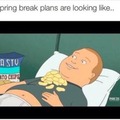 Spring break plans