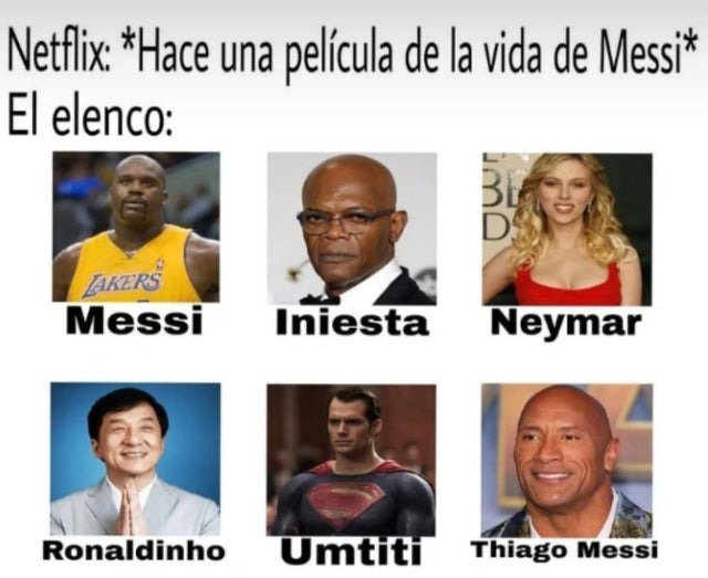 Documental de Messi en Netflix - meme