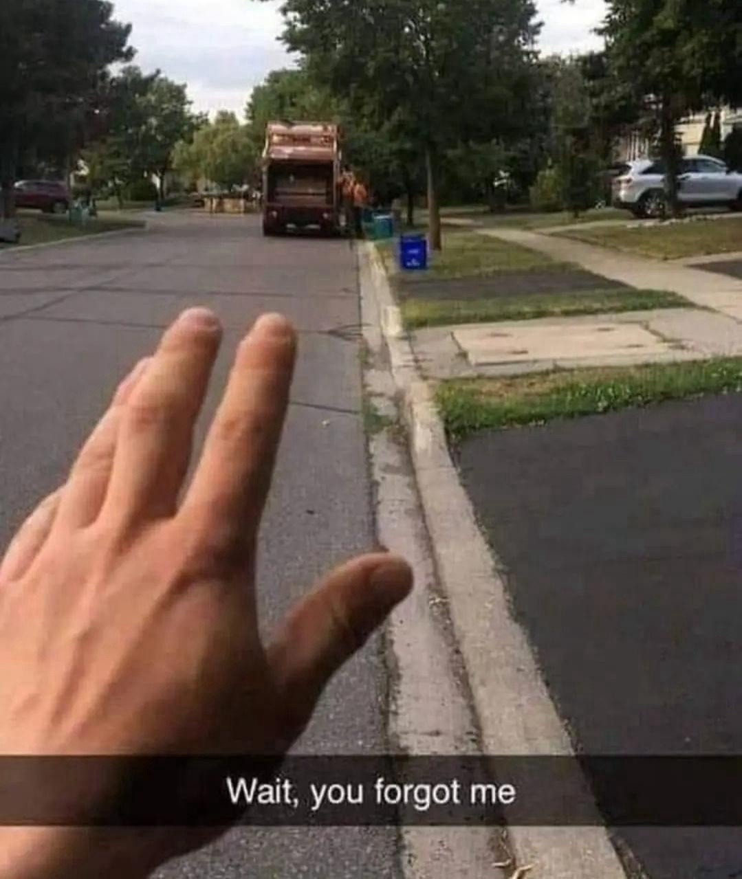 when someone forgets you in the group photo - meme