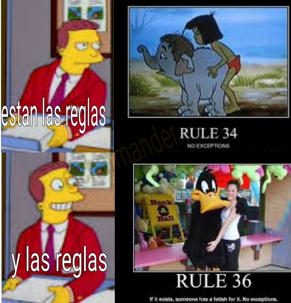 Las reglas ;v - meme