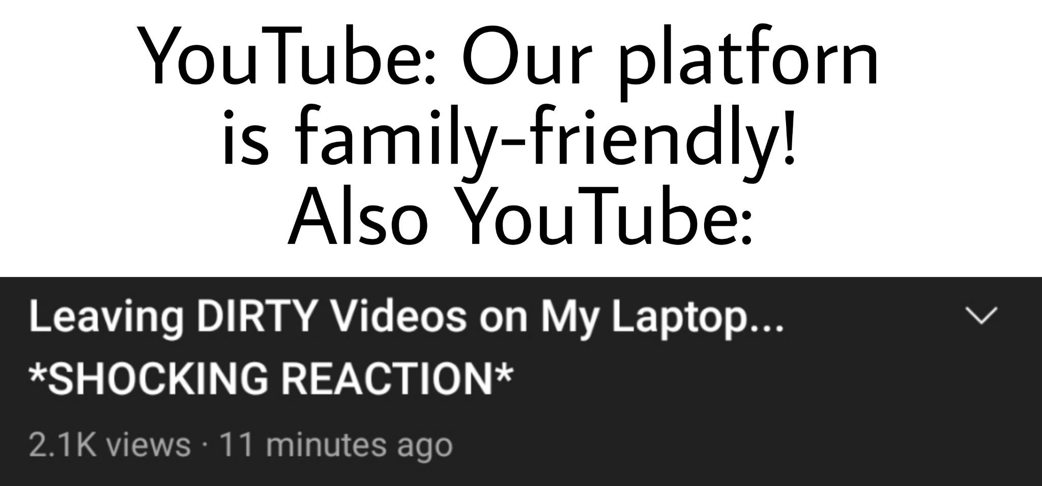 Youtube is nothing like it was a few years ago - meme