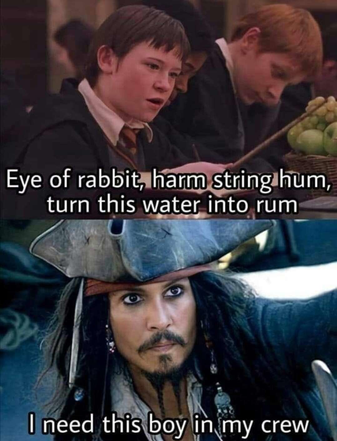 Why is the rum gone? - meme