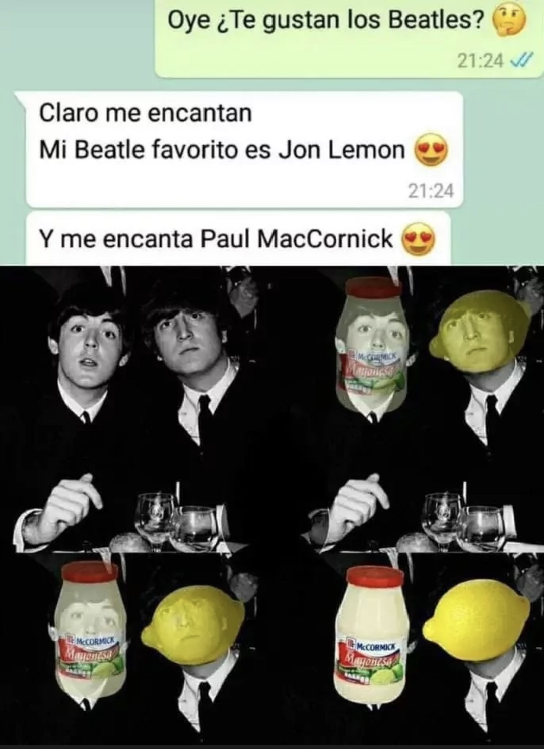 Jon lemon y paul macCornick - meme