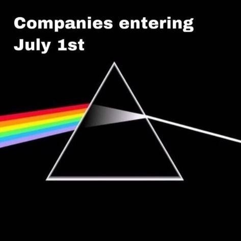 July 1st: corporations drop the rainbow like it’s radioactive - meme