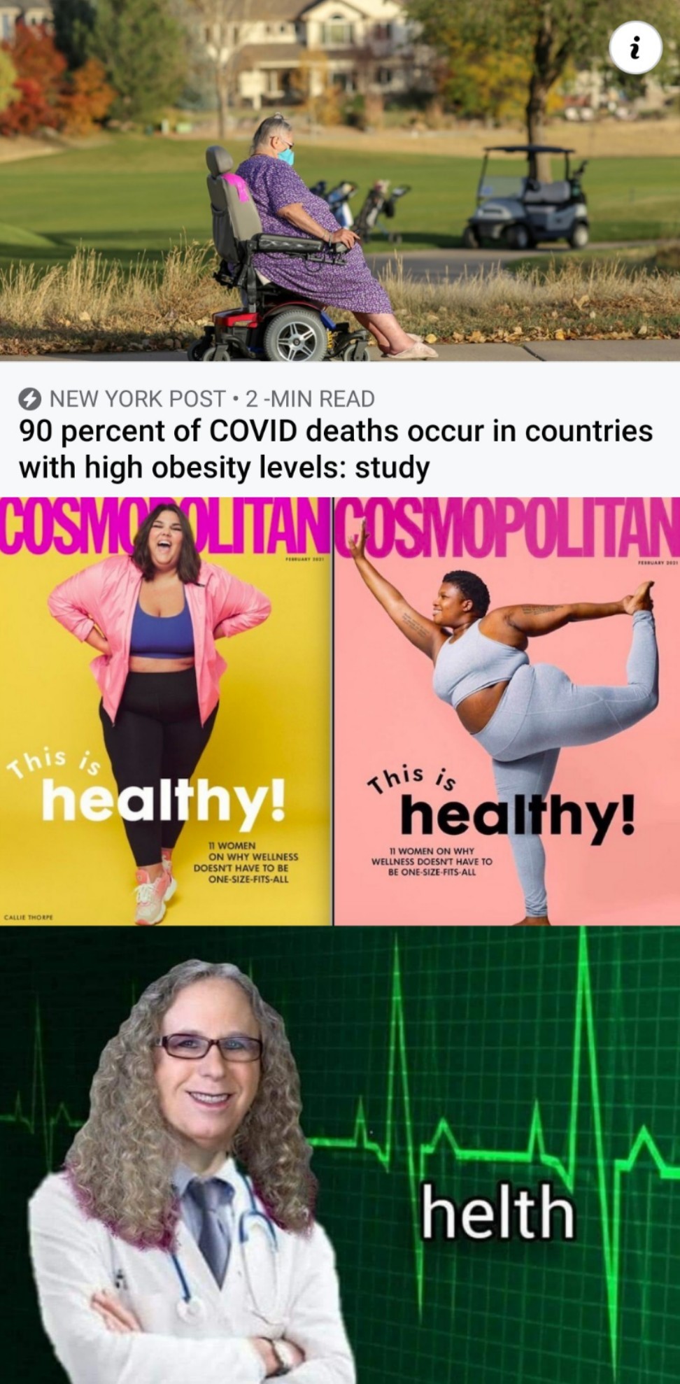 Healthy over 9000! - meme