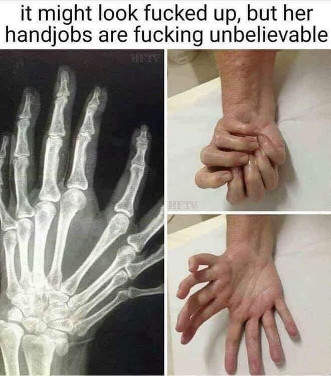 The hand job goddess - meme