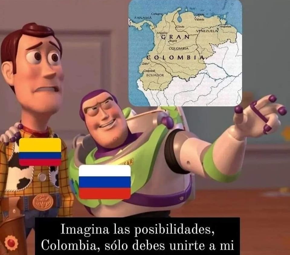 los sueños humenos de los colombianos - meme
