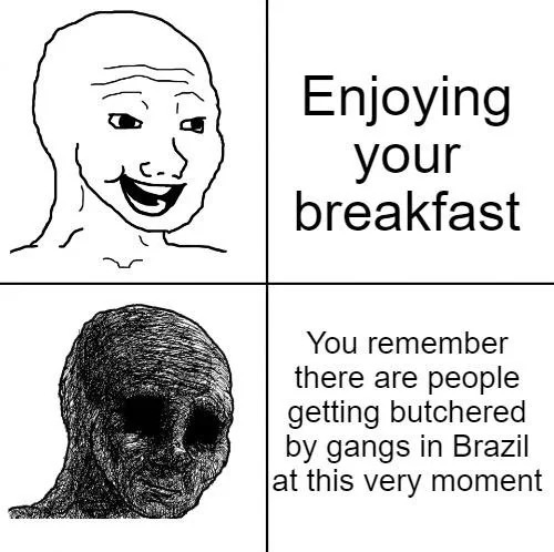 Dark breakfast - meme