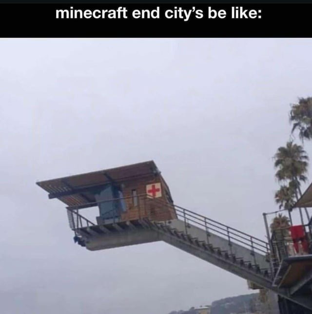 Minecraft end city's - meme
