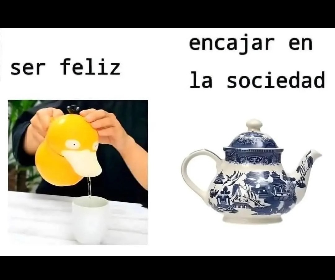 Ser feliz - meme