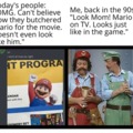 Super Mario Bros movie meme