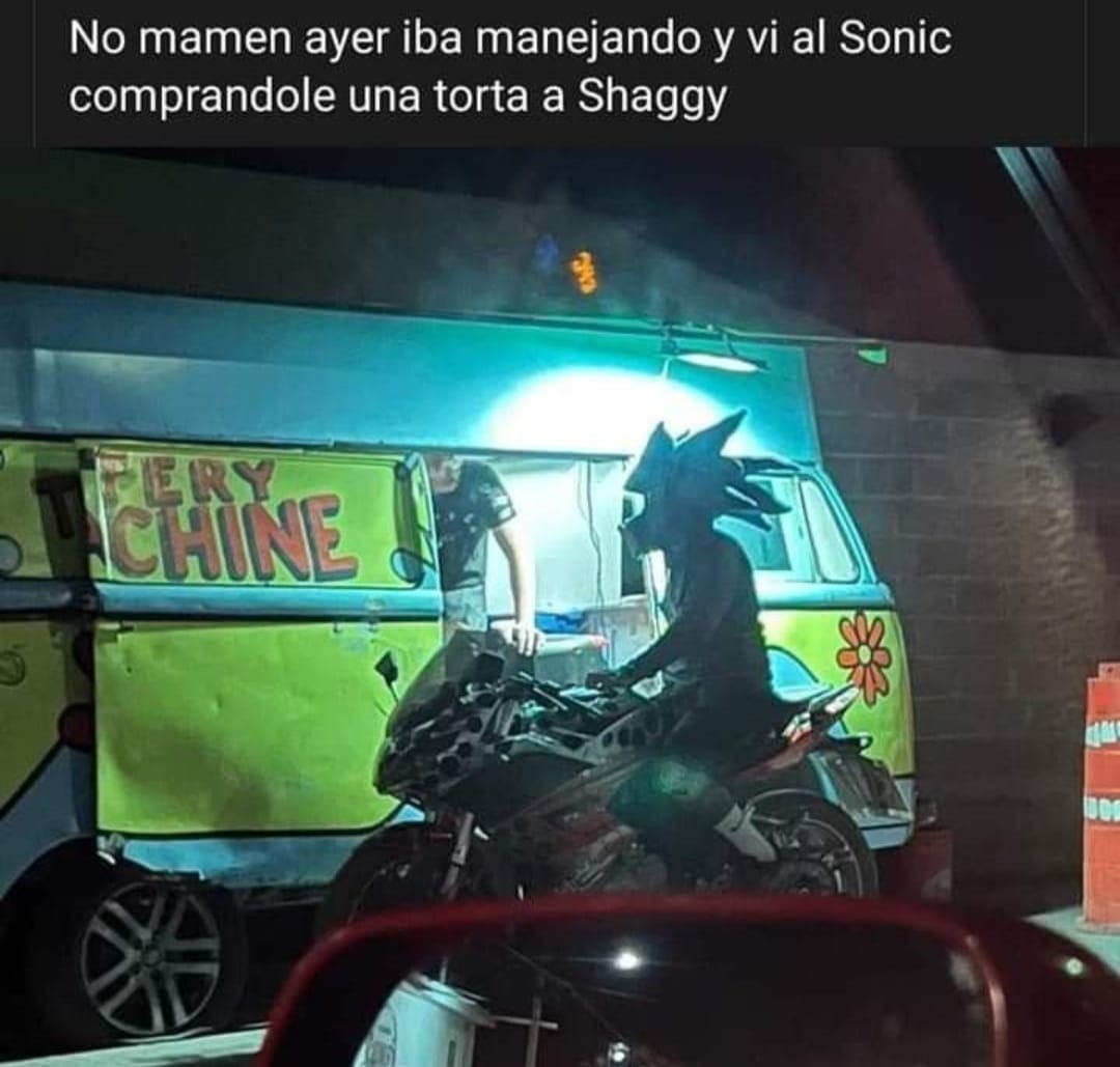 Sonic con Shaggy - meme