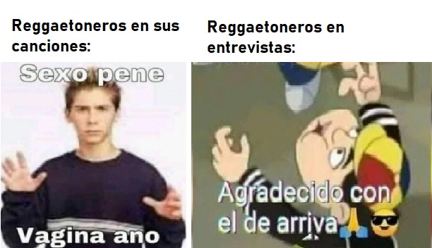 Reggaetoneros - meme