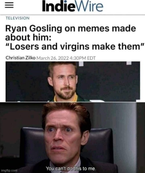 Ryan Gosling on memes made about him