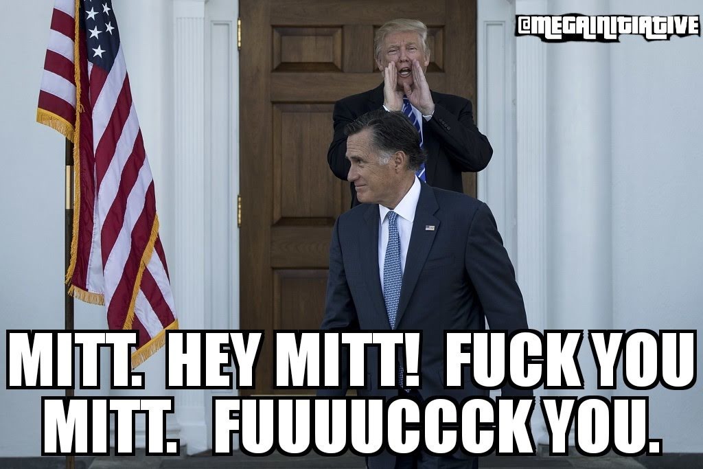 Mitt Romney - RINO backstabbing POS - meme