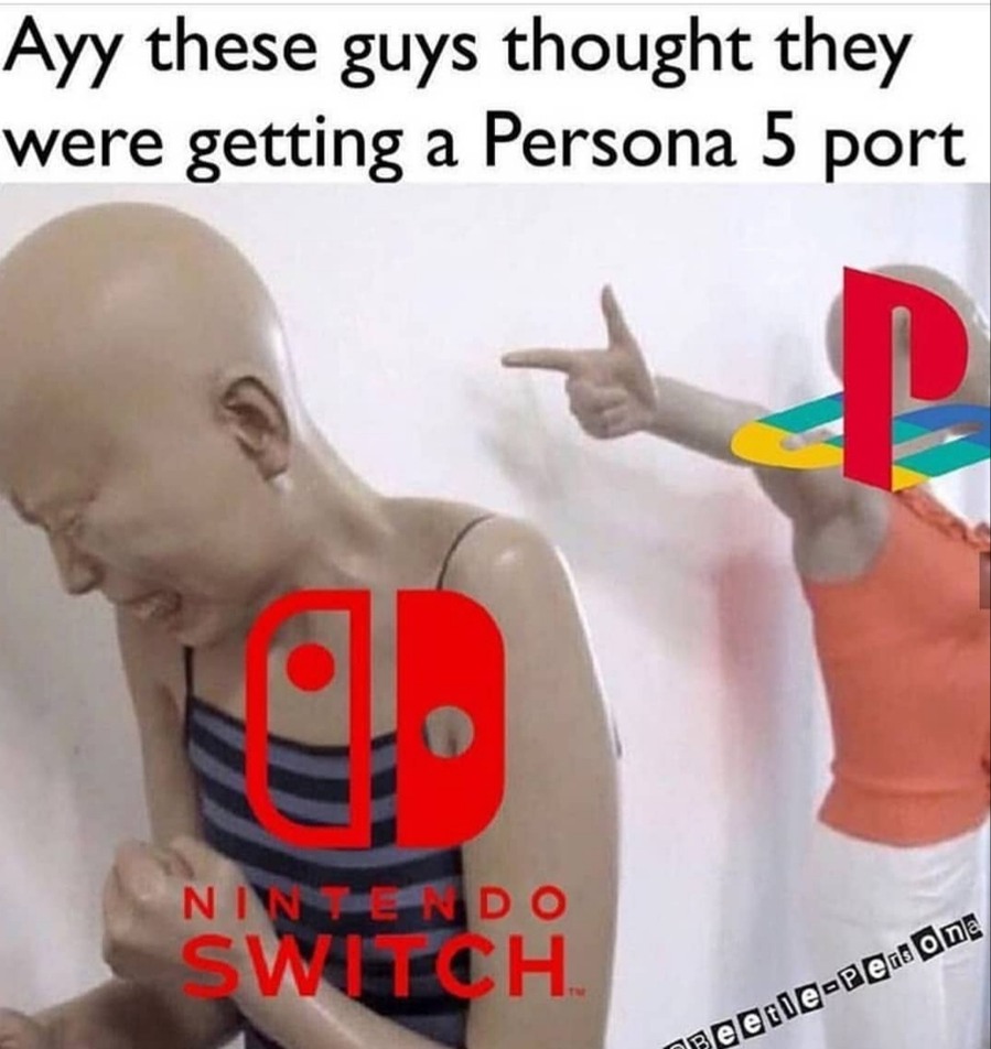 Person 5 s?. Cmon I thought it was a switch port. - meme