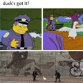 That duck has my badge!