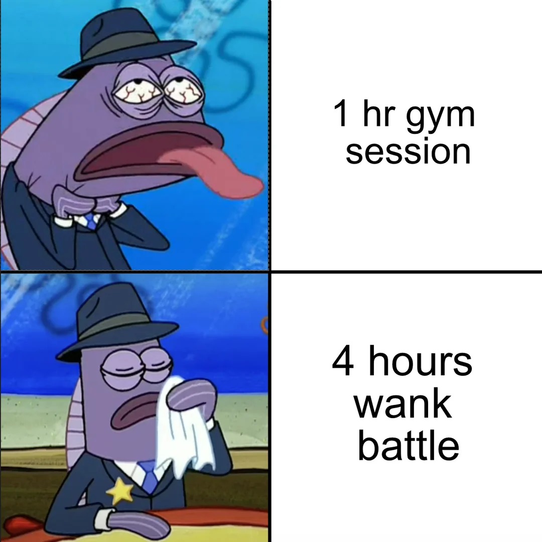 Wank battle - meme