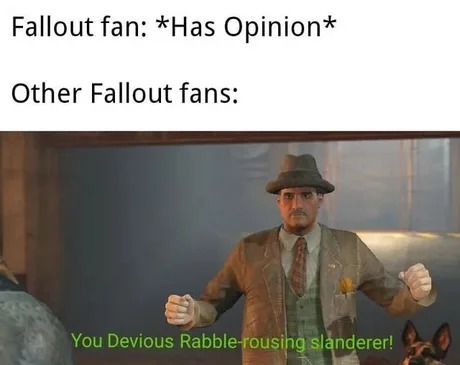 Fallout fans opinions - meme