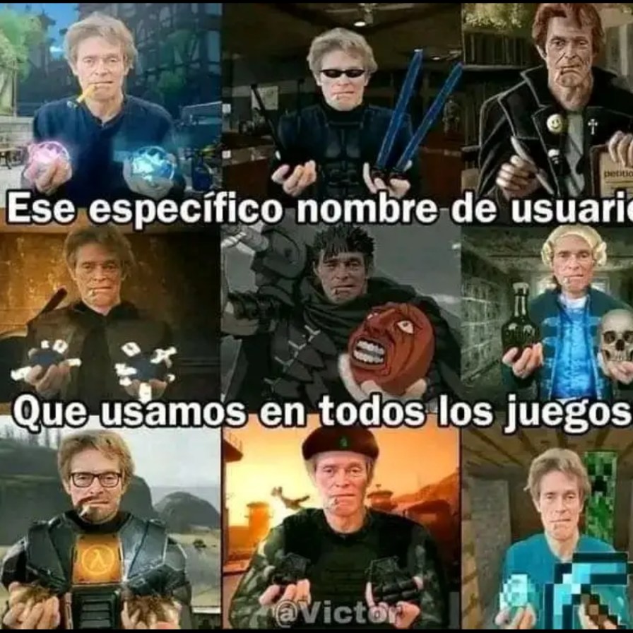 Siempre ocupada el mismo en mis juegos xd - meme