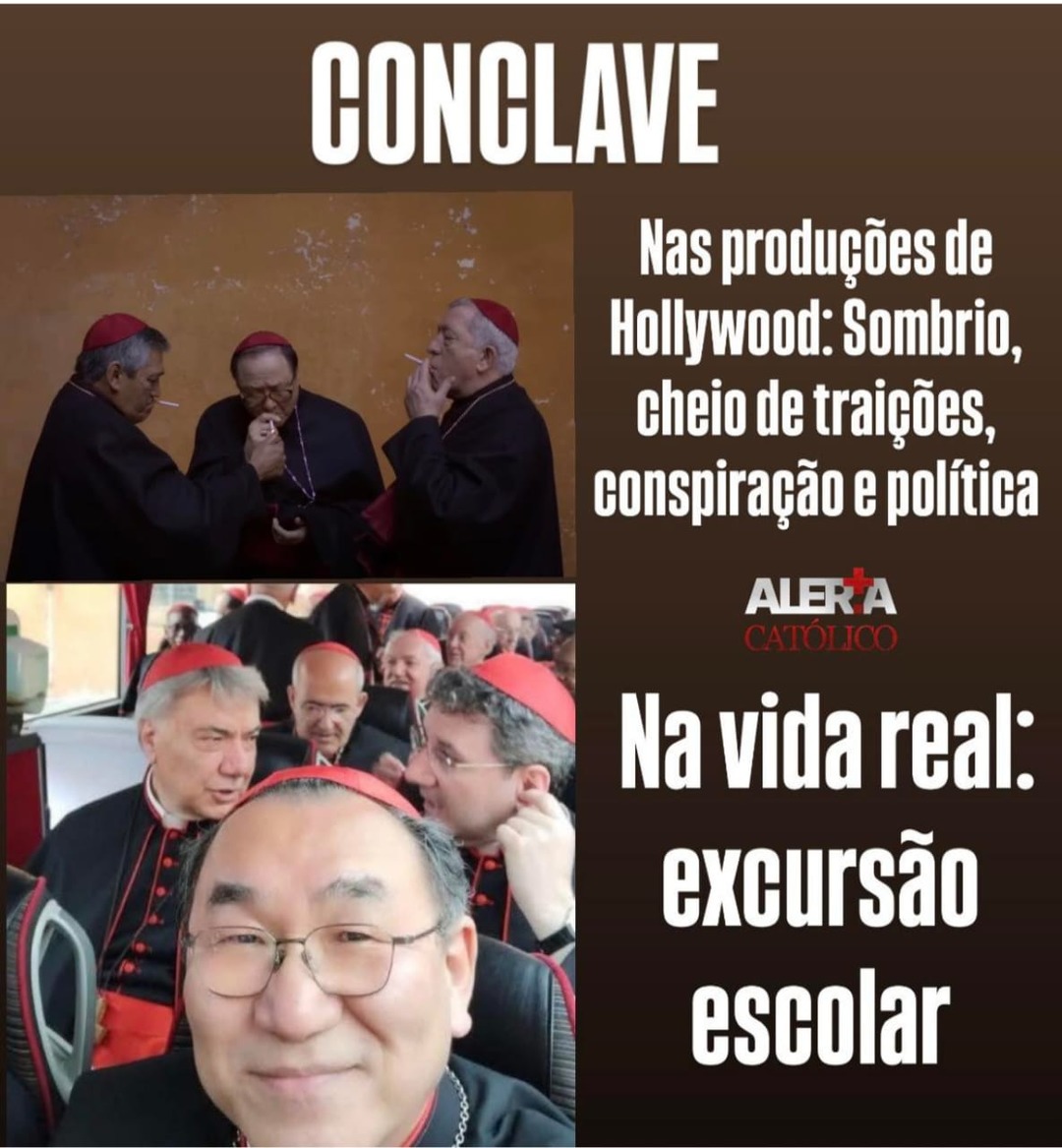 Conclave (Crédito na marca d'água) - meme