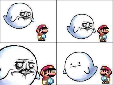Mario lui a fait BOO ( Badum tseu ) - meme