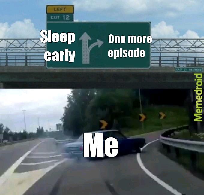 Episode sleep - meme