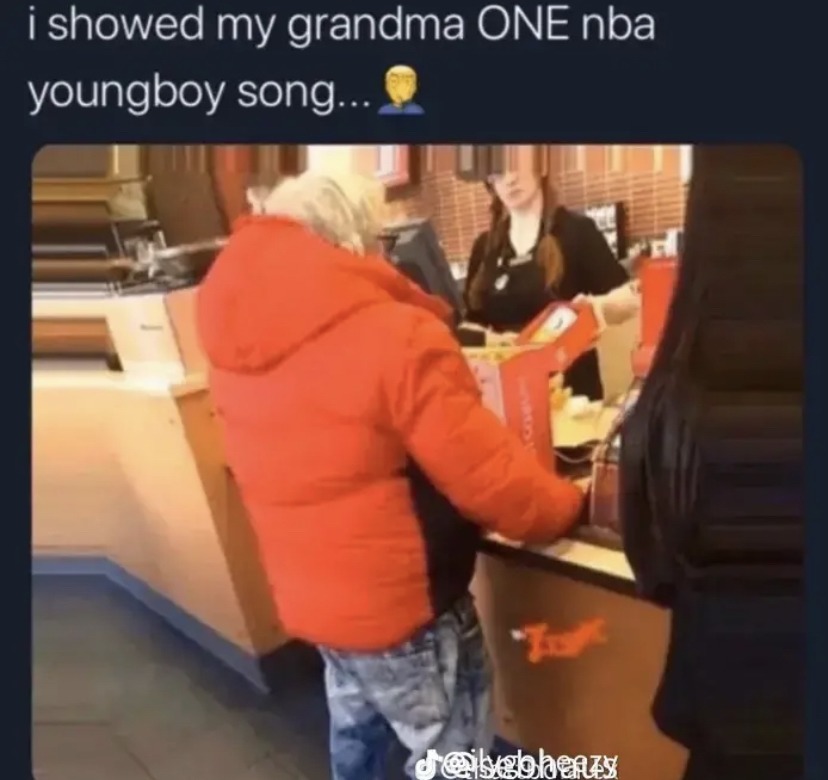 Drip grandma - meme