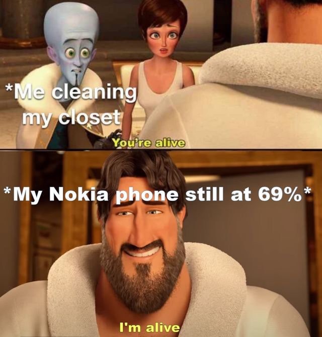 Nokia used to be rock solid - meme