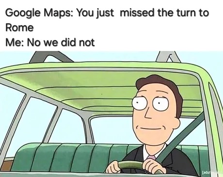 Google Maps meme