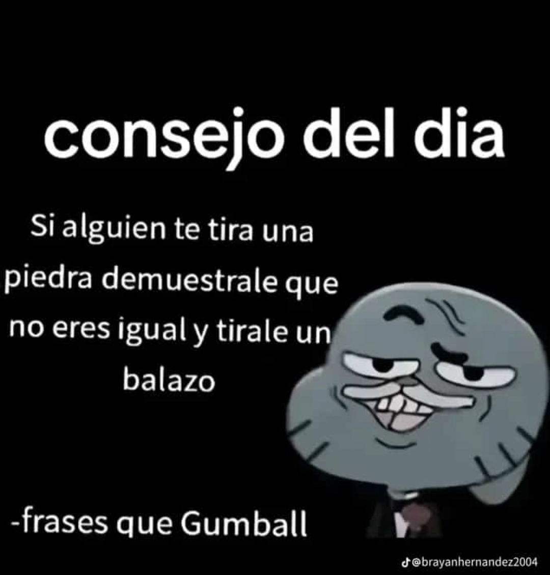 Gumball si que sabe - meme