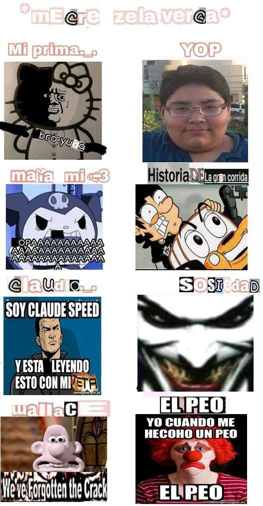 Me pasó una vez - meme