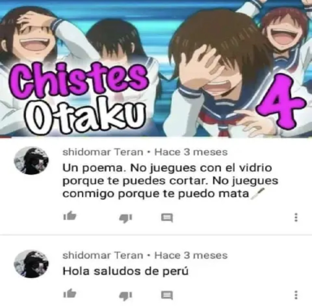 Hola saludos de peru - meme