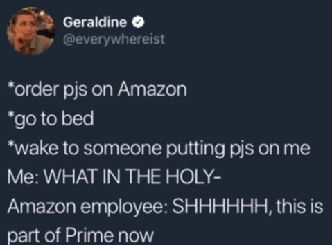 Amazon prime - meme