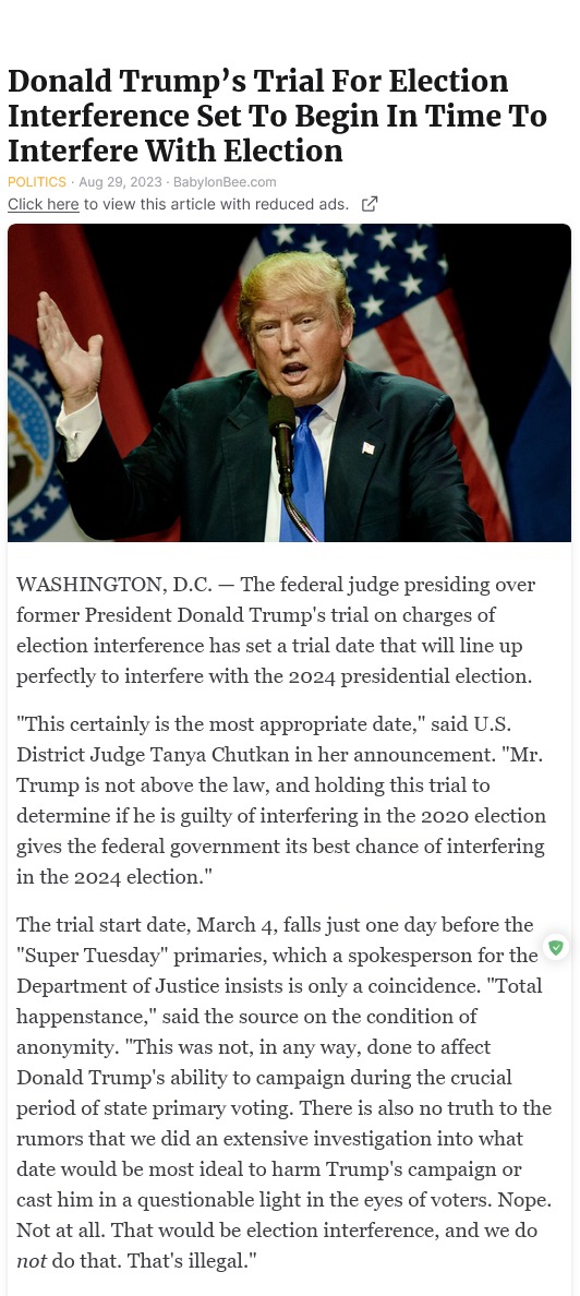 Donald Trump’s Trial For Election Interference Set To Begin In Time To Interfere With Election - meme
