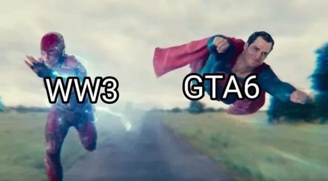 WW3 vs GTA 6 meme,