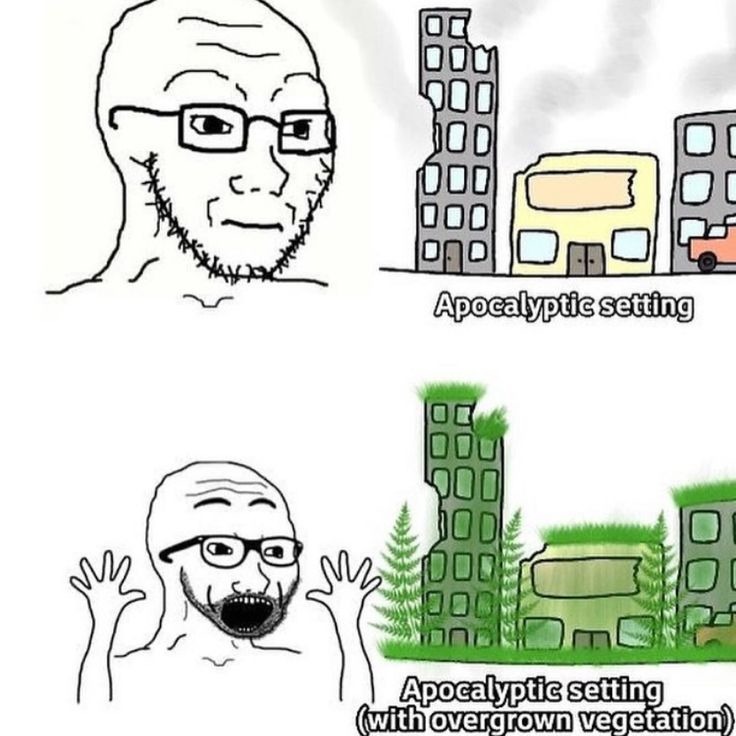 apocalipsis pero con pasto - meme