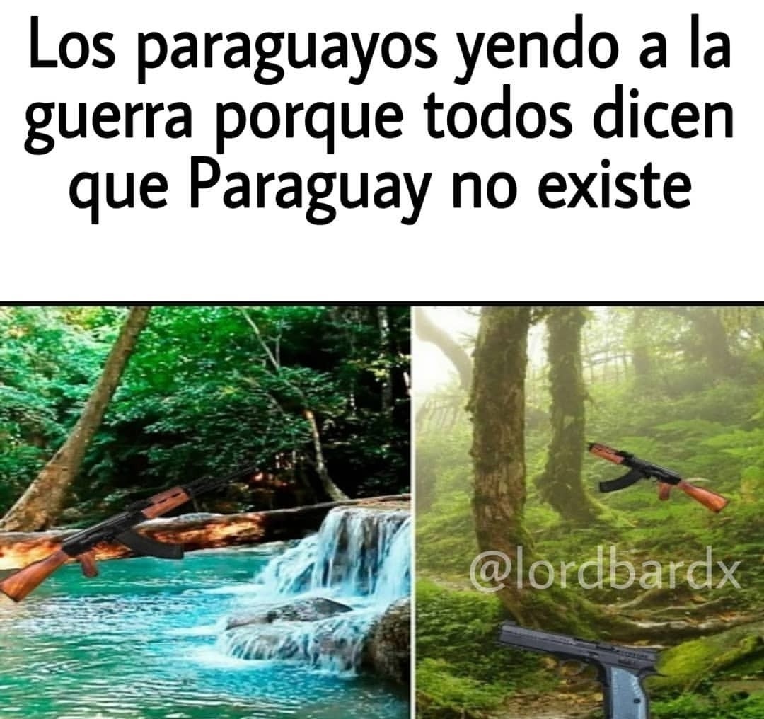 Paraguay not exist - meme