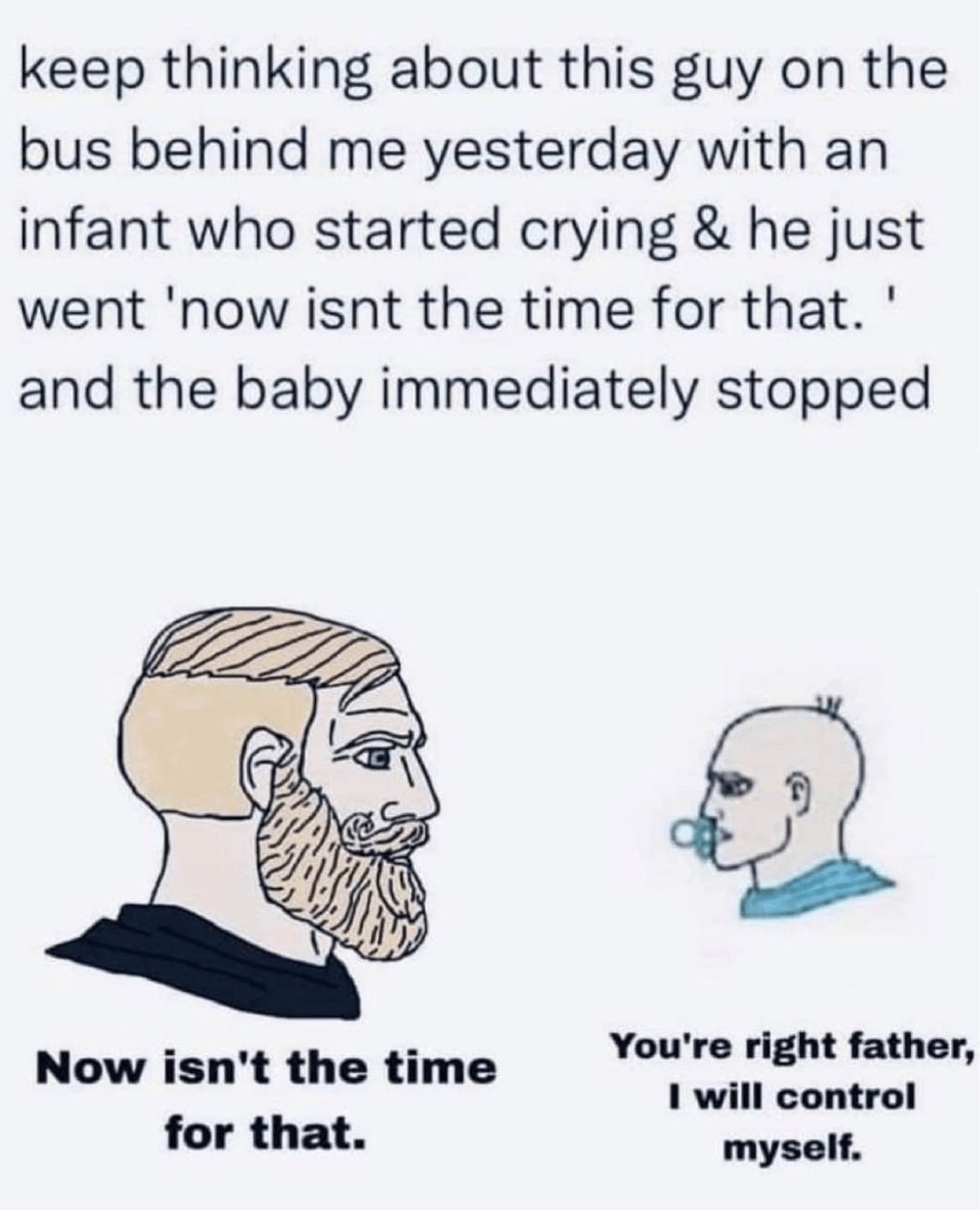 chad and chad jr - meme